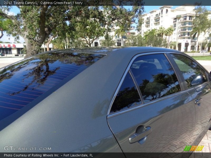 Cypress Green Pearl / Ivory 2012 Toyota Camry L