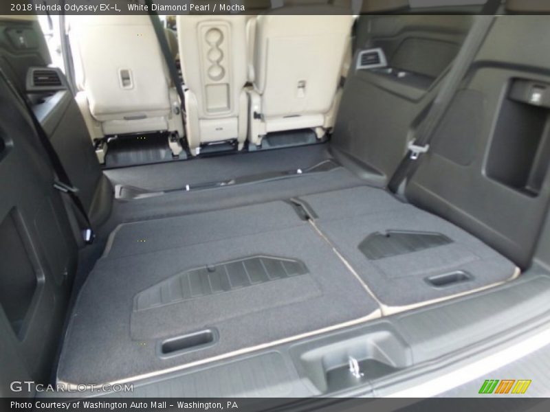 White Diamond Pearl / Mocha 2018 Honda Odyssey EX-L