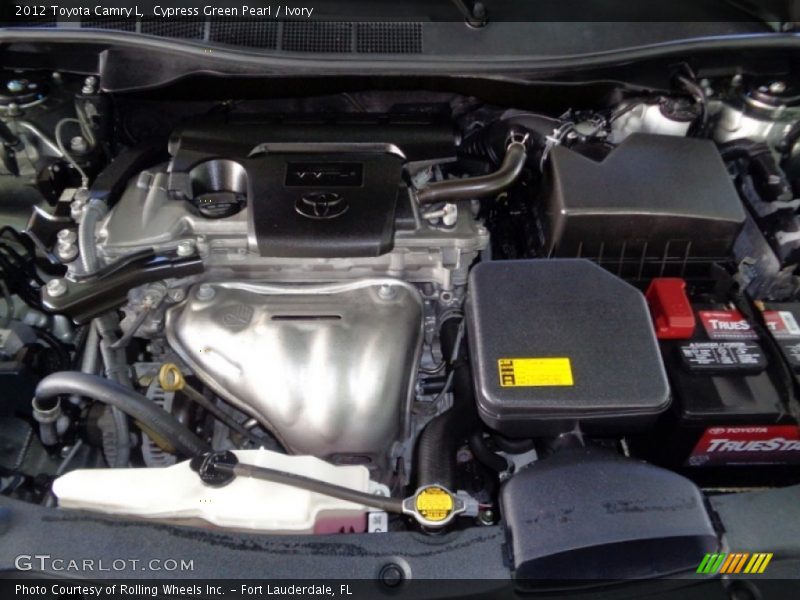 Cypress Green Pearl / Ivory 2012 Toyota Camry L