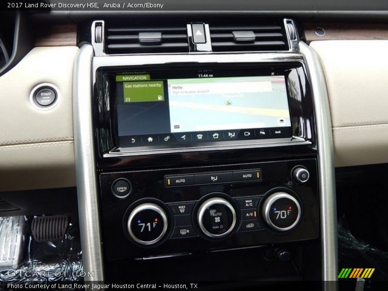 Aruba / Acorn/Ebony 2017 Land Rover Discovery HSE