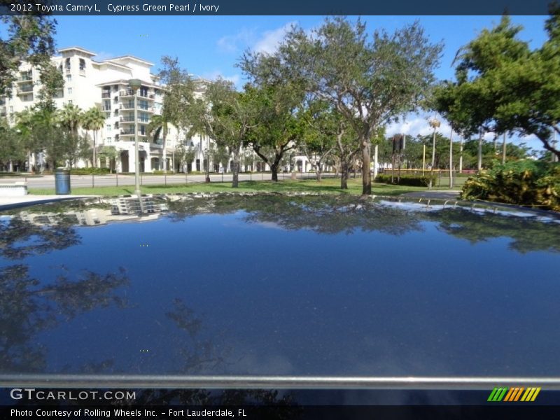 Cypress Green Pearl / Ivory 2012 Toyota Camry L
