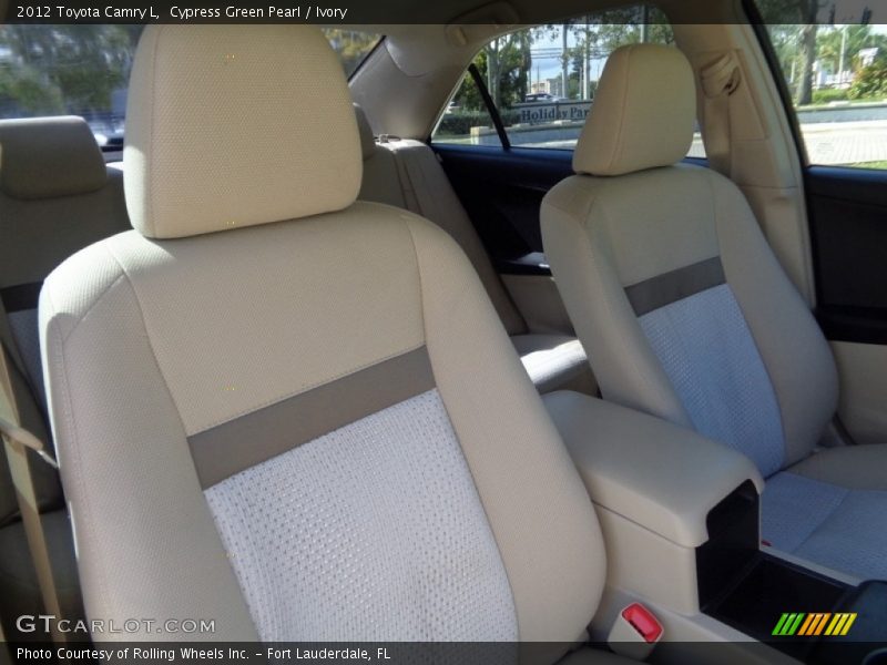 Cypress Green Pearl / Ivory 2012 Toyota Camry L