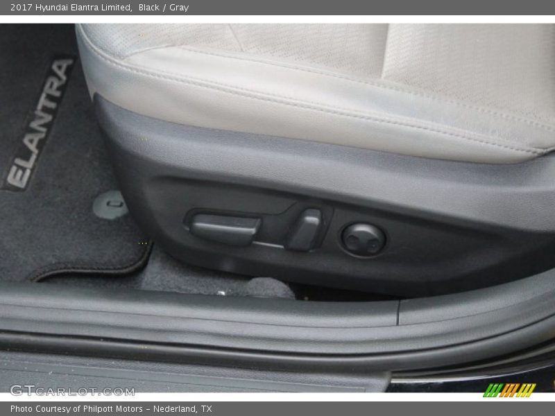 Black / Gray 2017 Hyundai Elantra Limited