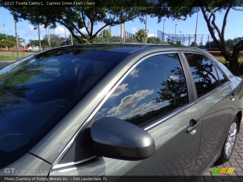 Cypress Green Pearl / Ivory 2012 Toyota Camry L