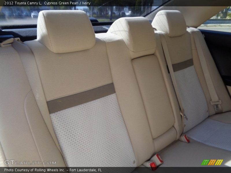 Cypress Green Pearl / Ivory 2012 Toyota Camry L