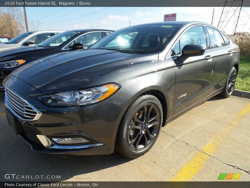 Magnetic / Ebony 2018 Ford Fusion Hybrid SE