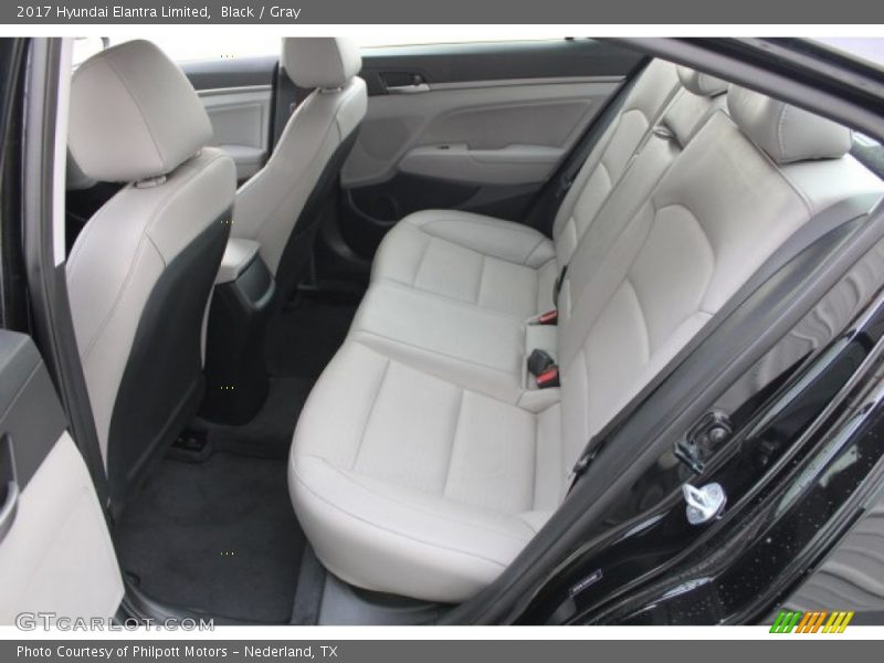 Black / Gray 2017 Hyundai Elantra Limited