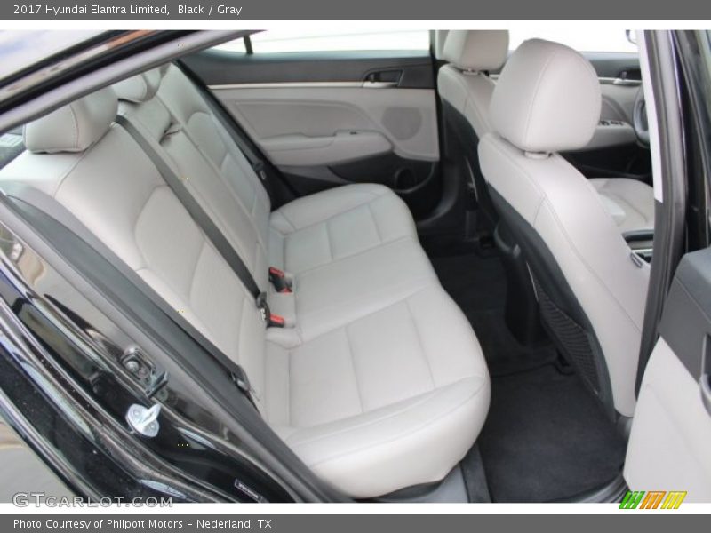 Black / Gray 2017 Hyundai Elantra Limited