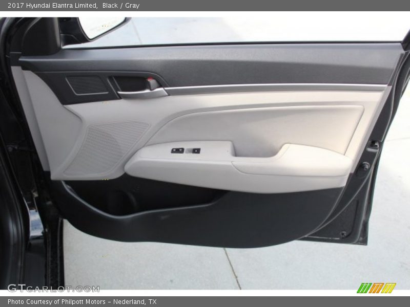 Black / Gray 2017 Hyundai Elantra Limited