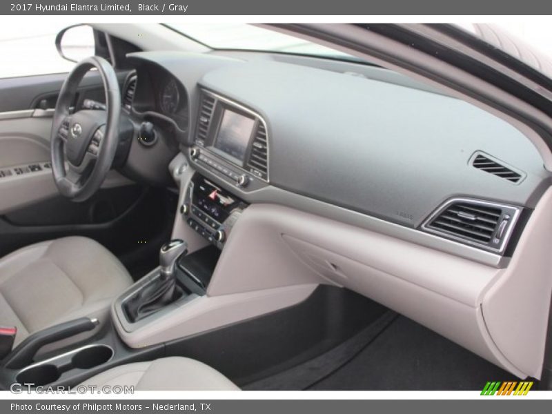 Black / Gray 2017 Hyundai Elantra Limited