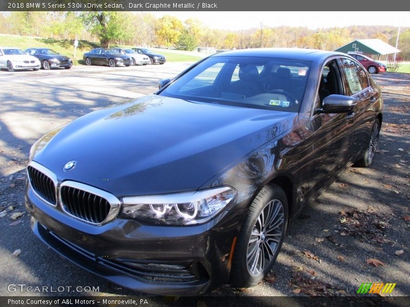 Dark Graphite Metallic / Black 2018 BMW 5 Series 530i xDrive Sedan