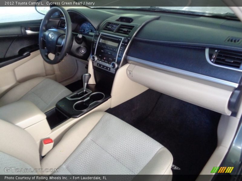 Cypress Green Pearl / Ivory 2012 Toyota Camry L
