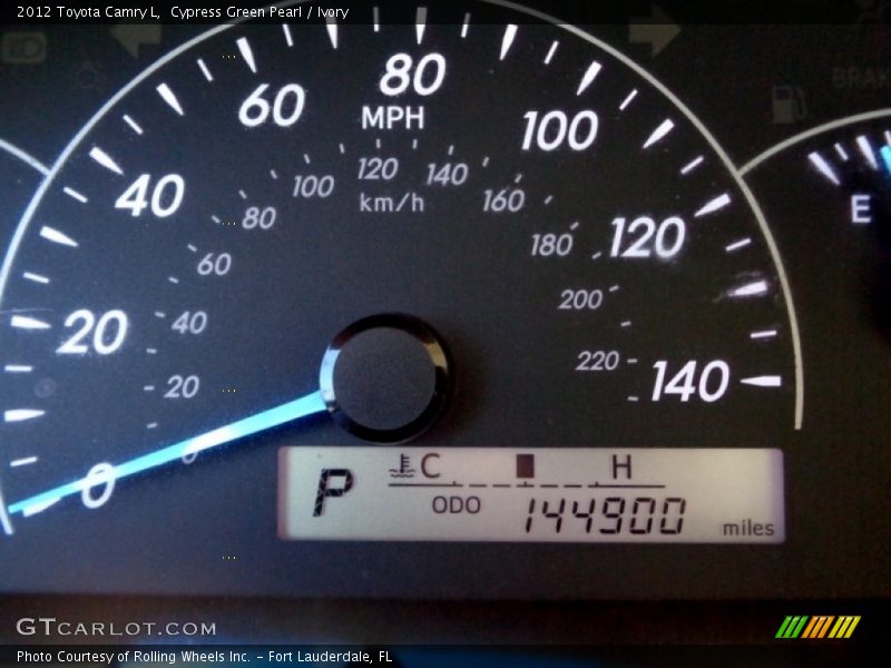 Cypress Green Pearl / Ivory 2012 Toyota Camry L