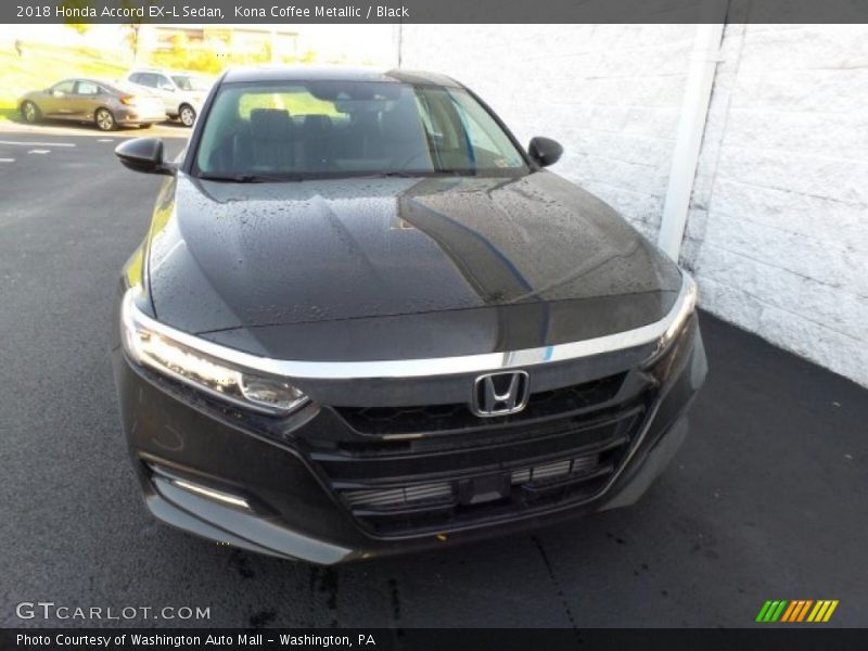 Kona Coffee Metallic / Black 2018 Honda Accord EX-L Sedan