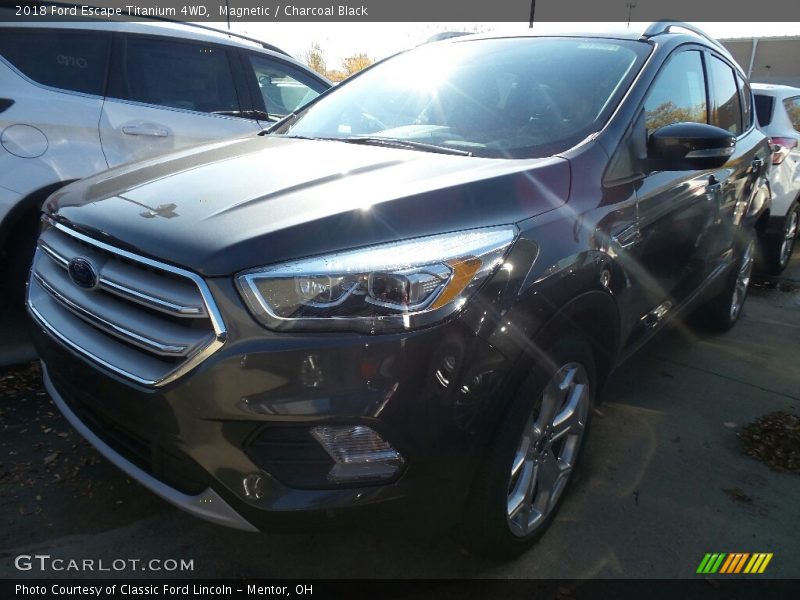 Magnetic / Charcoal Black 2018 Ford Escape Titanium 4WD