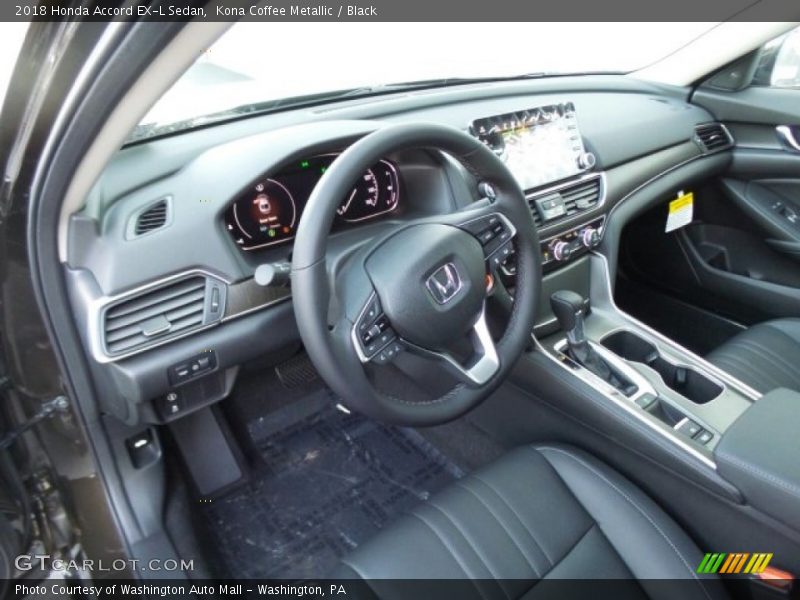  2018 Accord EX-L Sedan Black Interior