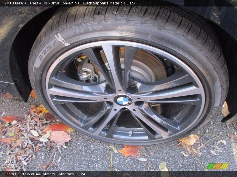 Black Sapphire Metallic / Black 2018 BMW 4 Series 430i xDrive Convertible