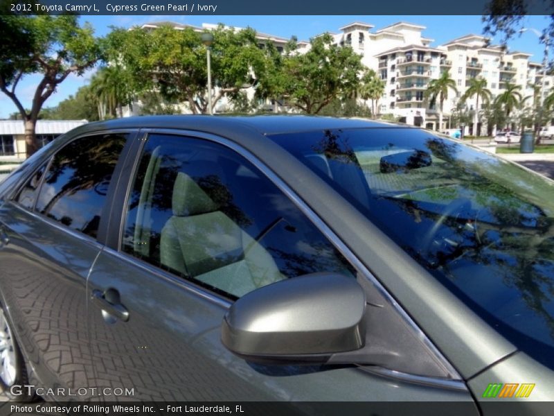 Cypress Green Pearl / Ivory 2012 Toyota Camry L