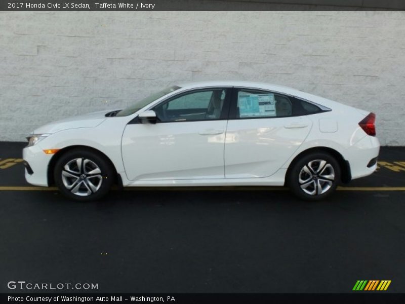 Taffeta White / Ivory 2017 Honda Civic LX Sedan