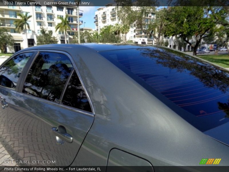 Cypress Green Pearl / Ivory 2012 Toyota Camry L