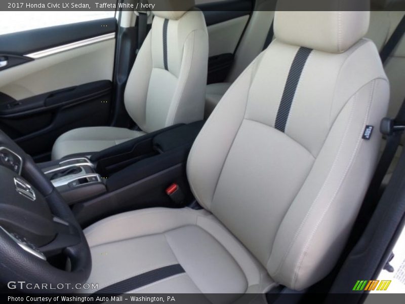 Taffeta White / Ivory 2017 Honda Civic LX Sedan