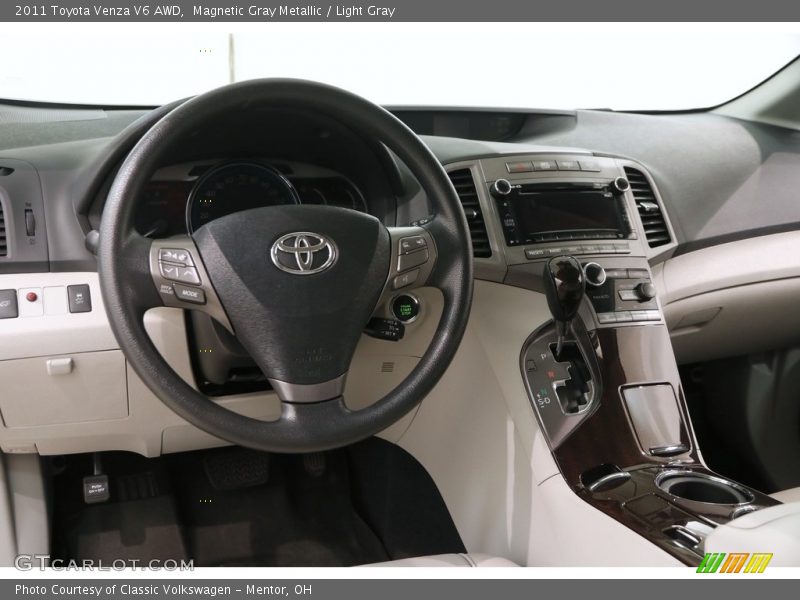 Magnetic Gray Metallic / Light Gray 2011 Toyota Venza V6 AWD