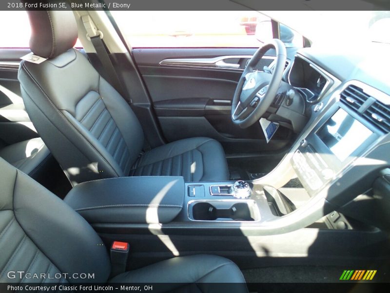 Blue Metallic / Ebony 2018 Ford Fusion SE