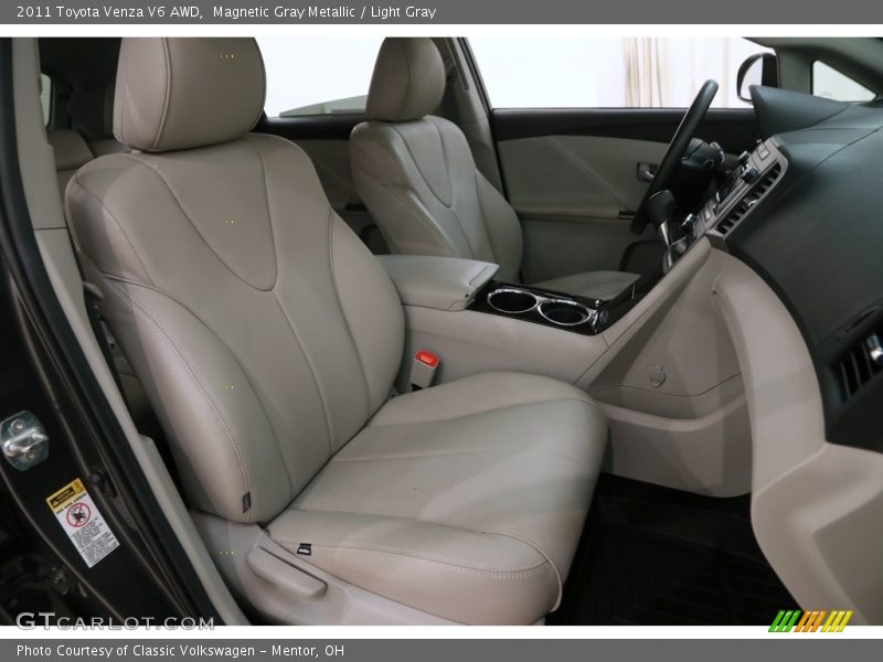 Magnetic Gray Metallic / Light Gray 2011 Toyota Venza V6 AWD