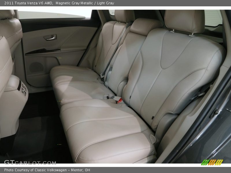 Magnetic Gray Metallic / Light Gray 2011 Toyota Venza V6 AWD