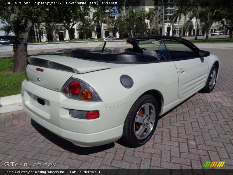 Dover White Pearl / Sand Blast 2003 Mitsubishi Eclipse Spyder GS