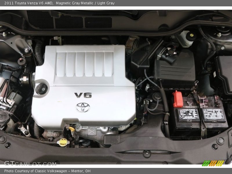 Magnetic Gray Metallic / Light Gray 2011 Toyota Venza V6 AWD