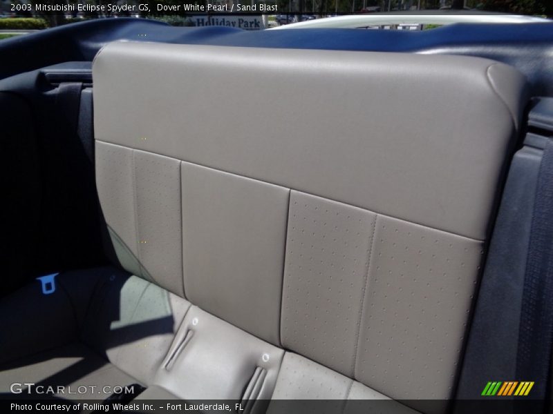 Dover White Pearl / Sand Blast 2003 Mitsubishi Eclipse Spyder GS