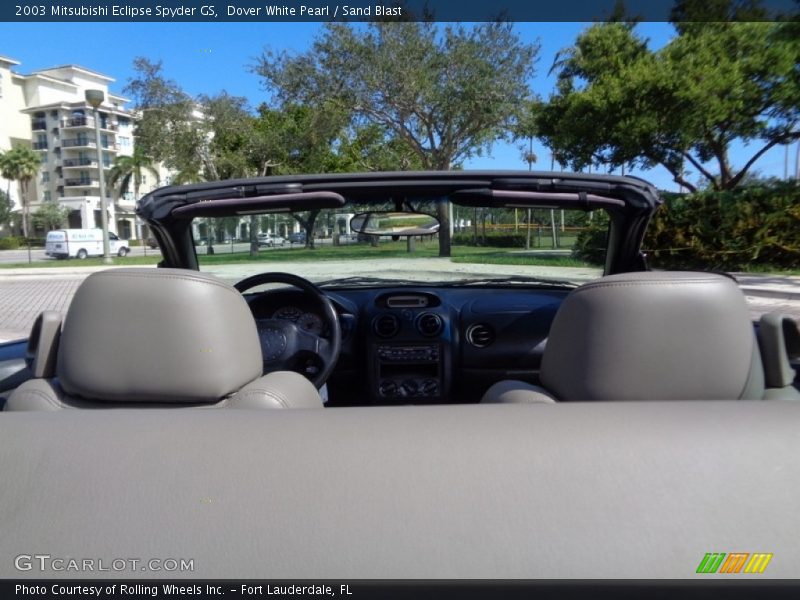 Dover White Pearl / Sand Blast 2003 Mitsubishi Eclipse Spyder GS