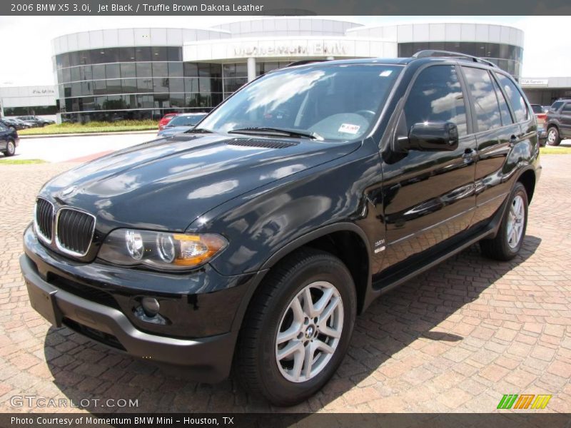 Jet Black / Truffle Brown Dakota Leather 2006 BMW X5 3.0i