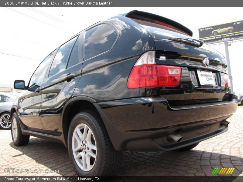 Jet Black / Truffle Brown Dakota Leather 2006 BMW X5 3.0i