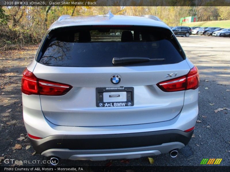 Glacier Silver Metallic / Black 2018 BMW X1 xDrive28i