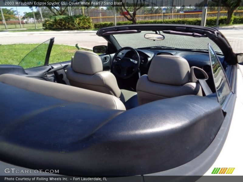 Dover White Pearl / Sand Blast 2003 Mitsubishi Eclipse Spyder GS