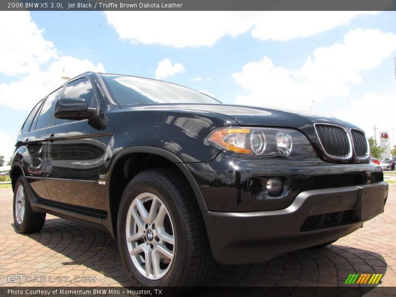 Jet Black / Truffle Brown Dakota Leather 2006 BMW X5 3.0i