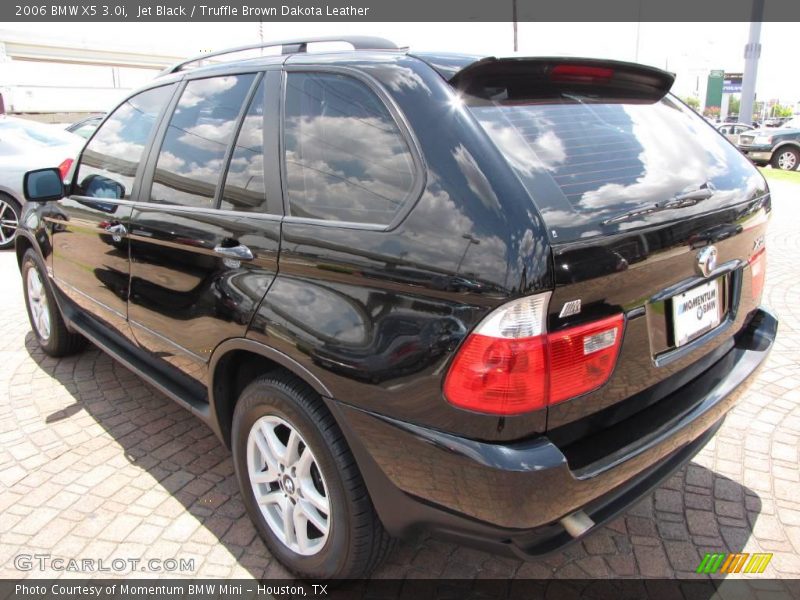 Jet Black / Truffle Brown Dakota Leather 2006 BMW X5 3.0i