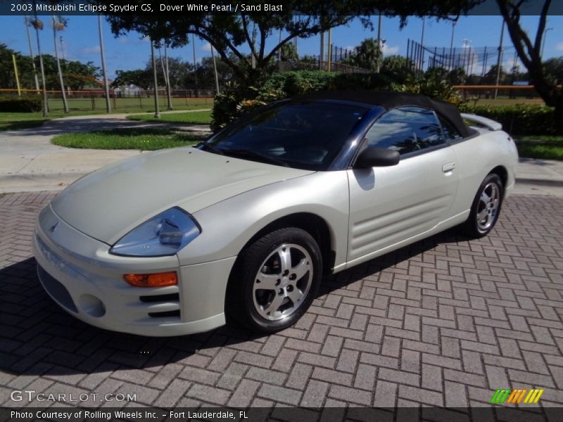 Dover White Pearl / Sand Blast 2003 Mitsubishi Eclipse Spyder GS