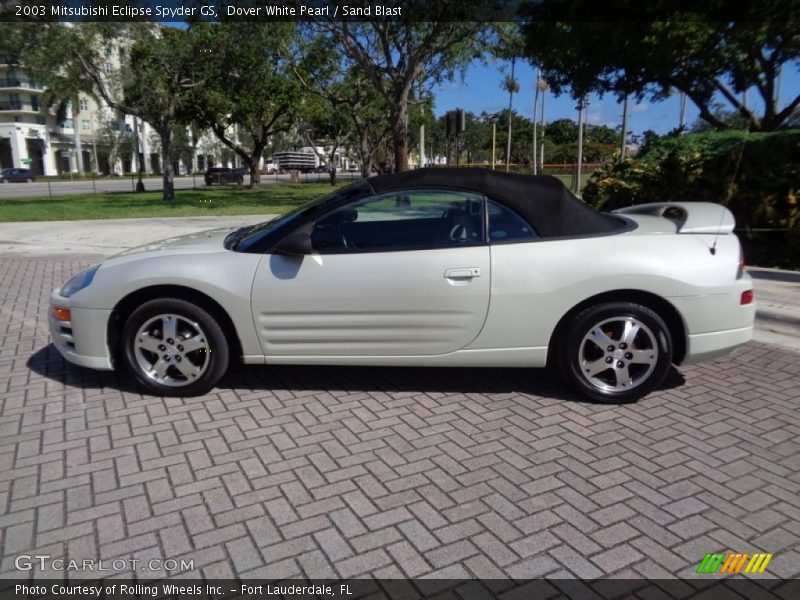 Dover White Pearl / Sand Blast 2003 Mitsubishi Eclipse Spyder GS