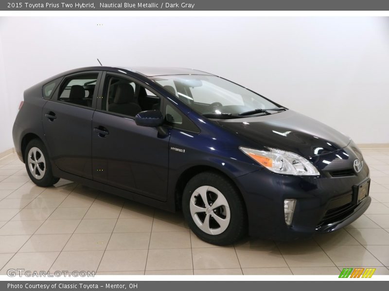 Nautical Blue Metallic / Dark Gray 2015 Toyota Prius Two Hybrid