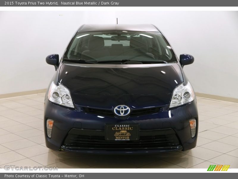 Nautical Blue Metallic / Dark Gray 2015 Toyota Prius Two Hybrid
