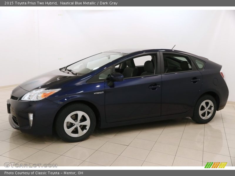 Nautical Blue Metallic / Dark Gray 2015 Toyota Prius Two Hybrid