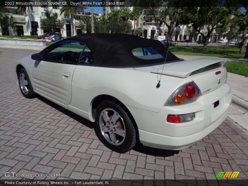 Dover White Pearl / Sand Blast 2003 Mitsubishi Eclipse Spyder GS