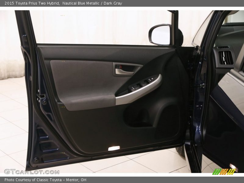 Nautical Blue Metallic / Dark Gray 2015 Toyota Prius Two Hybrid