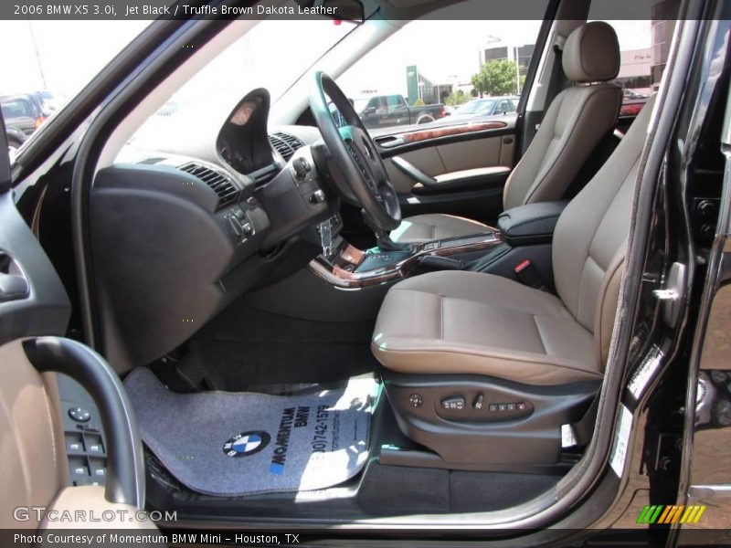 Jet Black / Truffle Brown Dakota Leather 2006 BMW X5 3.0i