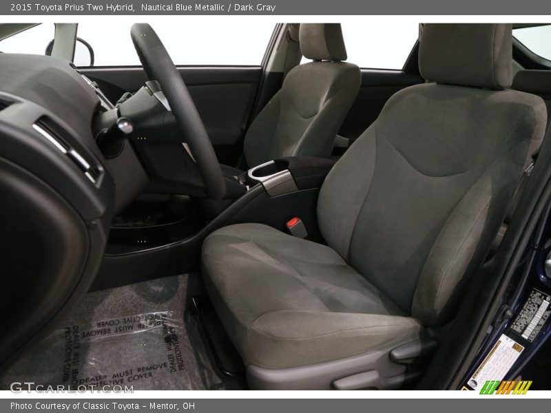 Nautical Blue Metallic / Dark Gray 2015 Toyota Prius Two Hybrid