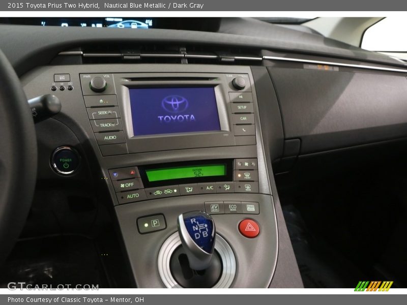 Nautical Blue Metallic / Dark Gray 2015 Toyota Prius Two Hybrid
