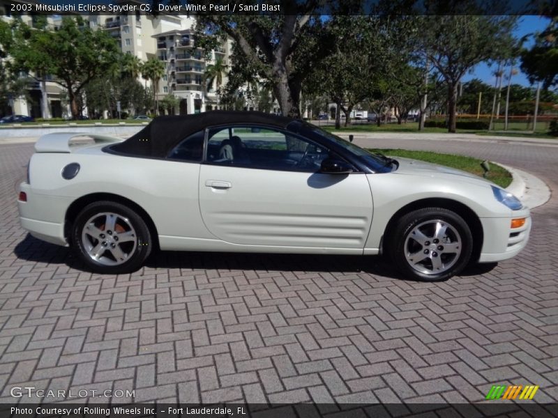 Dover White Pearl / Sand Blast 2003 Mitsubishi Eclipse Spyder GS